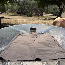 PATAGONIA Athletic A-Line Quick Dry Hiking Travel Mini Skirt Olive 10