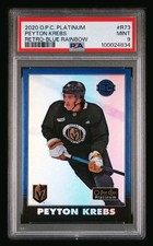Peyton KREBS 2020-21 OPC Platinum Retro Rookie Blue Rainbow RC #R73 /149 - PSA 9