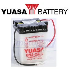Yuasa Conventional 6V Battery for 1976 Kawasaki KV100 - Electrical Batteries vw