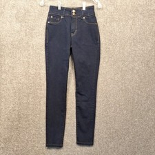 Curve Appeal Jeans Women's 2/26 24x28 Curve Creator High Rise Skinny Blue