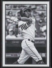 2019 Bowman Heritage 53vr-38 Eddie Rosario Black And White
