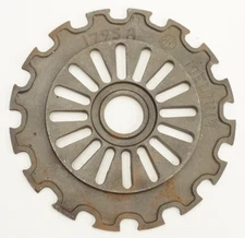 Medium Heirloom Round Corn Flat Drop Seed Plate IH Planter Farmall Cub Super A