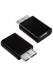 USB C Adapter 2 Pack Micro B to USB C, Type C Female to Micro B Male Cable Ad