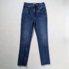Madewell Perfect Vintage Full Length Jeans Womens 26 Blue High Rise Straight Leg