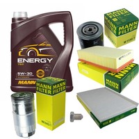 Mann Inspektionspaket 5L Mannol Energy 5W-30 FüR Audi A6 Avant 2.5 TDI