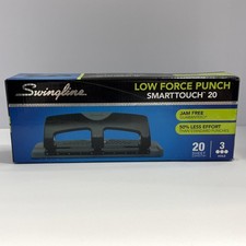 3 Hole Punch, 20 Sheet Capacity Three Hole Puncher 3 Ring, Paper Punch, Smart...
