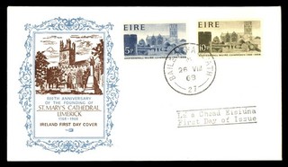 Mayfairstamps Irlanda FDC 1968 Catedral de Santa María Primer Día Cubierta ccb_46615