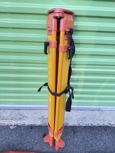 Heavy-Duty Wooden Tripod W/ Quick Clamps  For Total Station, GPS- Levels