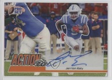 2022 Leaf Pro Set Metal Action Ink Orange Prismatic 4/10 Jerrion Ealy Auto v7j