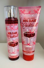 Bath  Body Works Mrs Claus Cocktail 2 Piece Mist  Lotion Set New