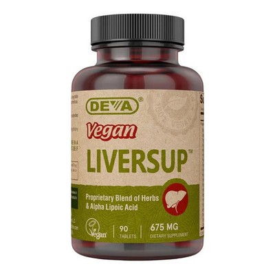 Vegan Liversup 90 Tabs 675 Mg by Deva Nutrition