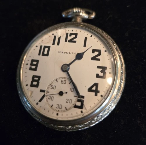 Antique Hamilton Railroad Pocket Watch