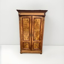 Antique Burr Walnut Wardrobe, Late Victorian/Edwardian.Beautiful Figured Panels