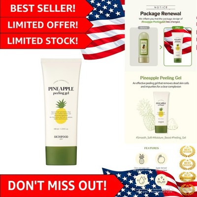 Pineapple Peeling Gel 100ml - Organic AHA Facial Exfoliator for Radiant Skin