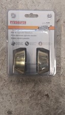 ProSource Double Cylinder Deadbolt Polished Brass Adjustable Latch Keys 5796