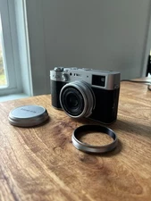 Fujifilm X100V 26.1 MP Digital SLR Camera - Silver (Body Only)
