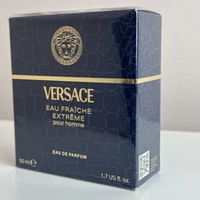 2025 Versace EAU FRAICHE EXTREME EDP Pour Homme 1.7oz/50ml NEW & SEALED