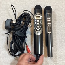 LeadSinger LS-3700W  LS-3222 Karaoke Microphone Set With Adapter