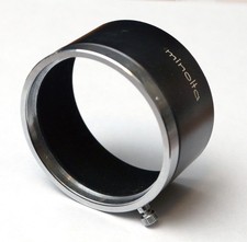 MINOLTA Metal Lens Shade/Hood Model D57KH, Slips Over 55mm Lens Front or Filters