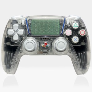 Blanc cristal PS5 Contrôleur Killscreen Pro Effacer le rétro PlayStation 5 DualSense