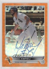 2022 Topps Chrome Logofractor Edition Orange Refractor 3/25 Jose Abreu Auto 0o0l