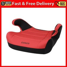 Cosco Kids Rise LX Toddler Booster Car Seat, Racecar Red