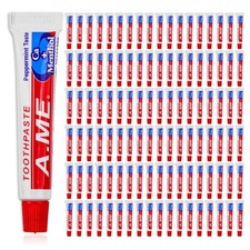 Travel Size Toothpaste Bulk, Disposable Small 0.35 Fl Oz (Pack of 100) 0.72 per gallon