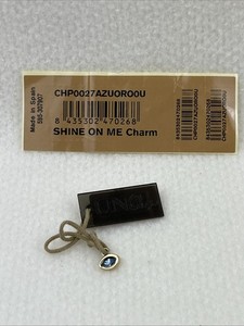 Authentic UNO de 50 Shine on Me Charm Gold Plated - w/ Tags CHP0027AZUORO0U Blue