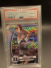2024 Bowman Chrome University Cooper Flagg #16 1st Rookie RC X-Fractor PSA 10