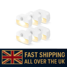 Motion Sensor Light Indoor LED Night Light Stick on Nightlight Battery Operated