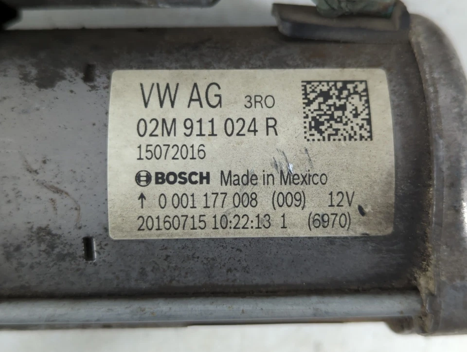 Volkswagen Beetle 2014-2017 motor de arranque de coche solenoide fabricante original FUKZA Foto 2 de 4