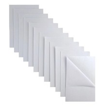 Jtnohx Self Adhesive Felt Sheets, 11 Pieces Stiff Sticky Felt, Small, White