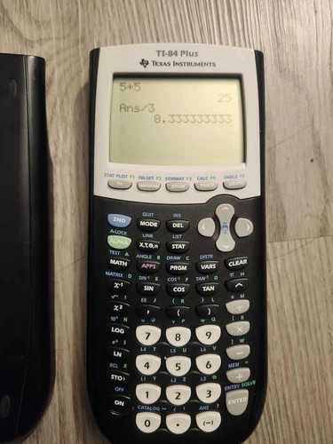 Texas Instruments TI-84 Plus Graphing Calculator with Cover Tested Working EUC