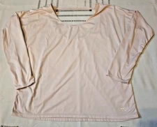 Sheex Performance Pink Women's medium 3/4 Sleeve Pullover shirt