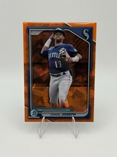 Dawel Joseph 2024 Bowman Chrome Sapphire Orange Refractor /25 #BDC-170 Mariners