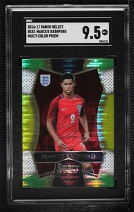 2016 Select Mezzanine Multi-Color Prizm Marcus Rashford SGC 9.5 Mint+ Rookie RC