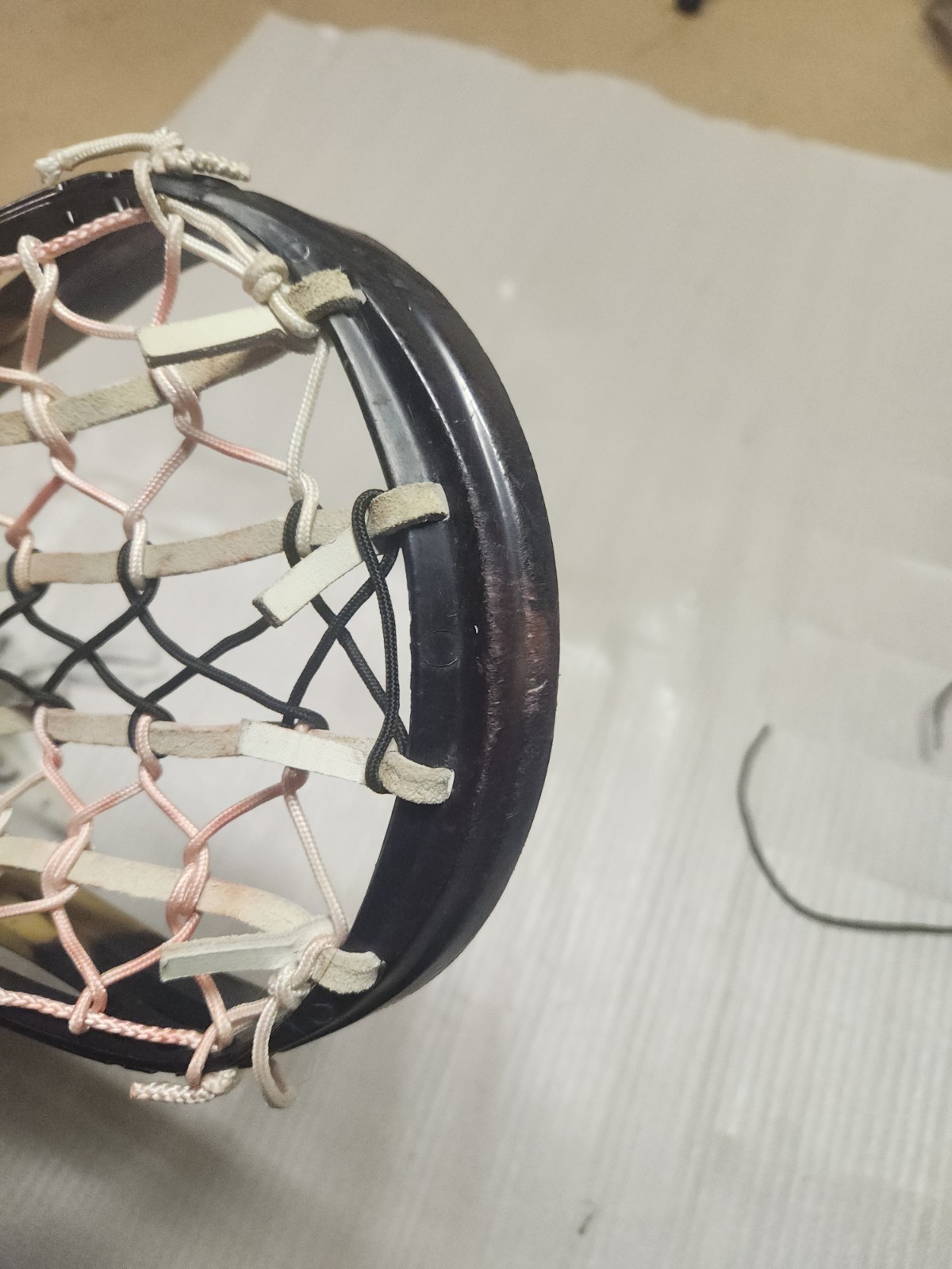 Lot Of 3 Vintage Strung Warrior Lacrosse Heads