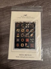 Wool Bed Rug Pattern By Lakeview Primitives