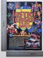 Justice League Task Force Advertisement Original Print Ad / Poster Game Gift Art