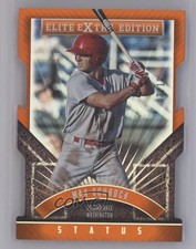 2015 Panini Elite Extra Edition Status Orange Die-Cut 3/10 Max Schrock #114 2u3
