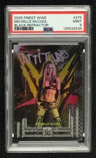2025 Topps Finest WWE Rare Black Refractor /15 Michelle McCool PSA 9 MINT 1fl4