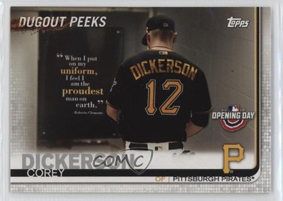 2019 Topps Opening Day Dugout Peeks Corey Dickerson #DP-18 1c28