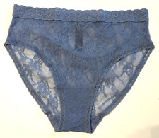 Natori One Size S-XL 1-Pack Bliss Allure Lace Girl Brief Panty 776303 NWOT Ash