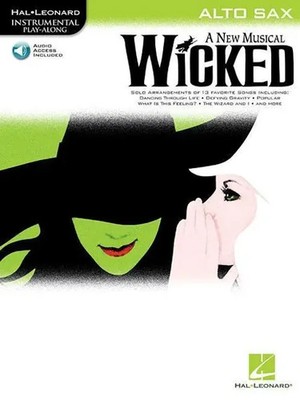Wicked - Instrumental Play-Along for Alto Sax (Book/Online Audio) | Schwartz