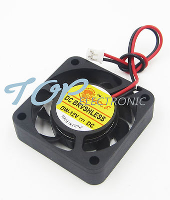 10PCS 2Pin Cooler Fan 12V 40x40x10mm Arduino Raspberry Pi Computer 3D printer