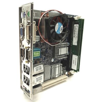 BCM MX945GM-D ITX Motherboard & CPU Intel Celeron M 1.86GHz 512MB DDR2 RAM PCI