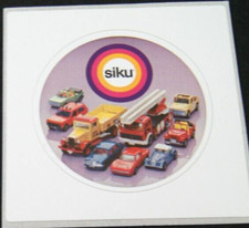 Werbe-Aufkleber siku Feuerwehr diverse LKW PKW 80er Modellauto Spielzeug