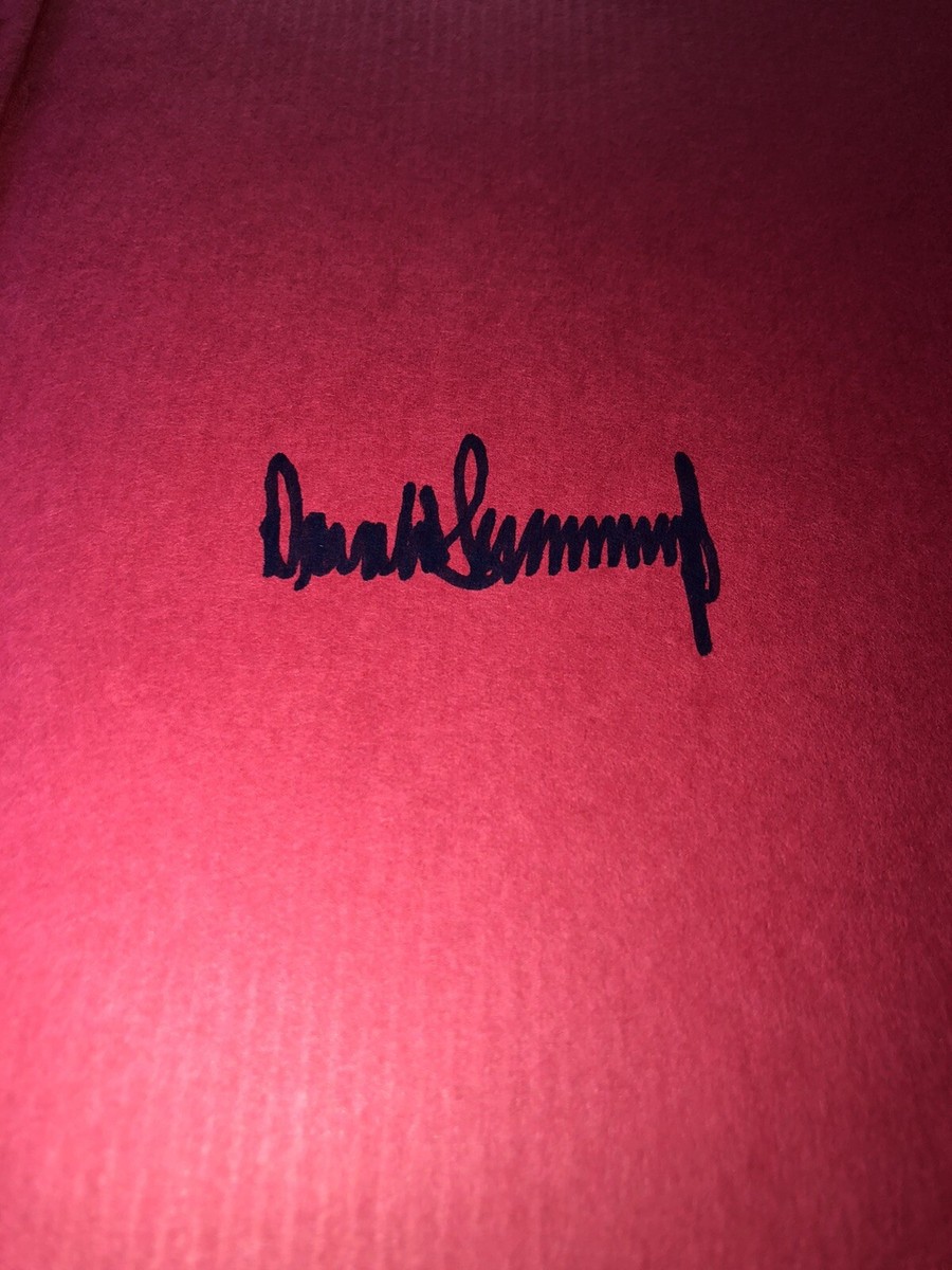 SIGNED DONALD TRUMP Surviving Top, Armenian Homebuilder Jirair