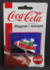 NOS 1999 Coca-Cola Refrigerator Magnet #51570 Polar Bear Coca-Cola Rocket