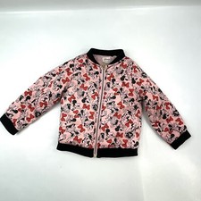 Disney Collection Tutu Couture Minnie Mouse Satin Pink Jacket Girls Toddlers 4T
